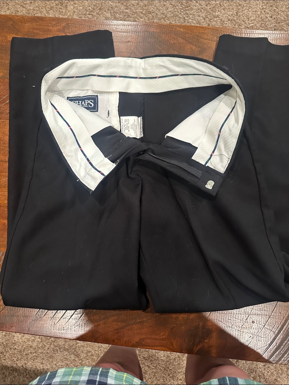 Chaps Black Boy’s Dress Slacks